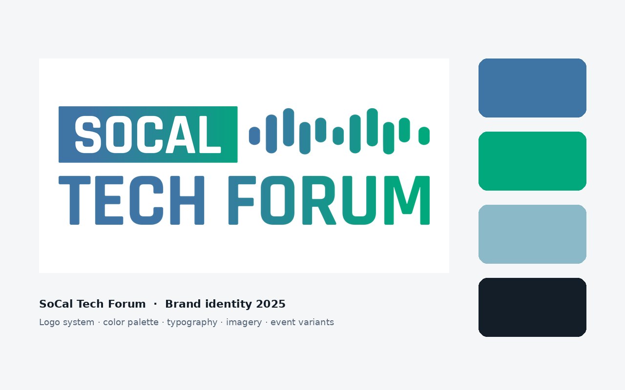 SoCal Tech Forum, as designed by Digital Mountaineers